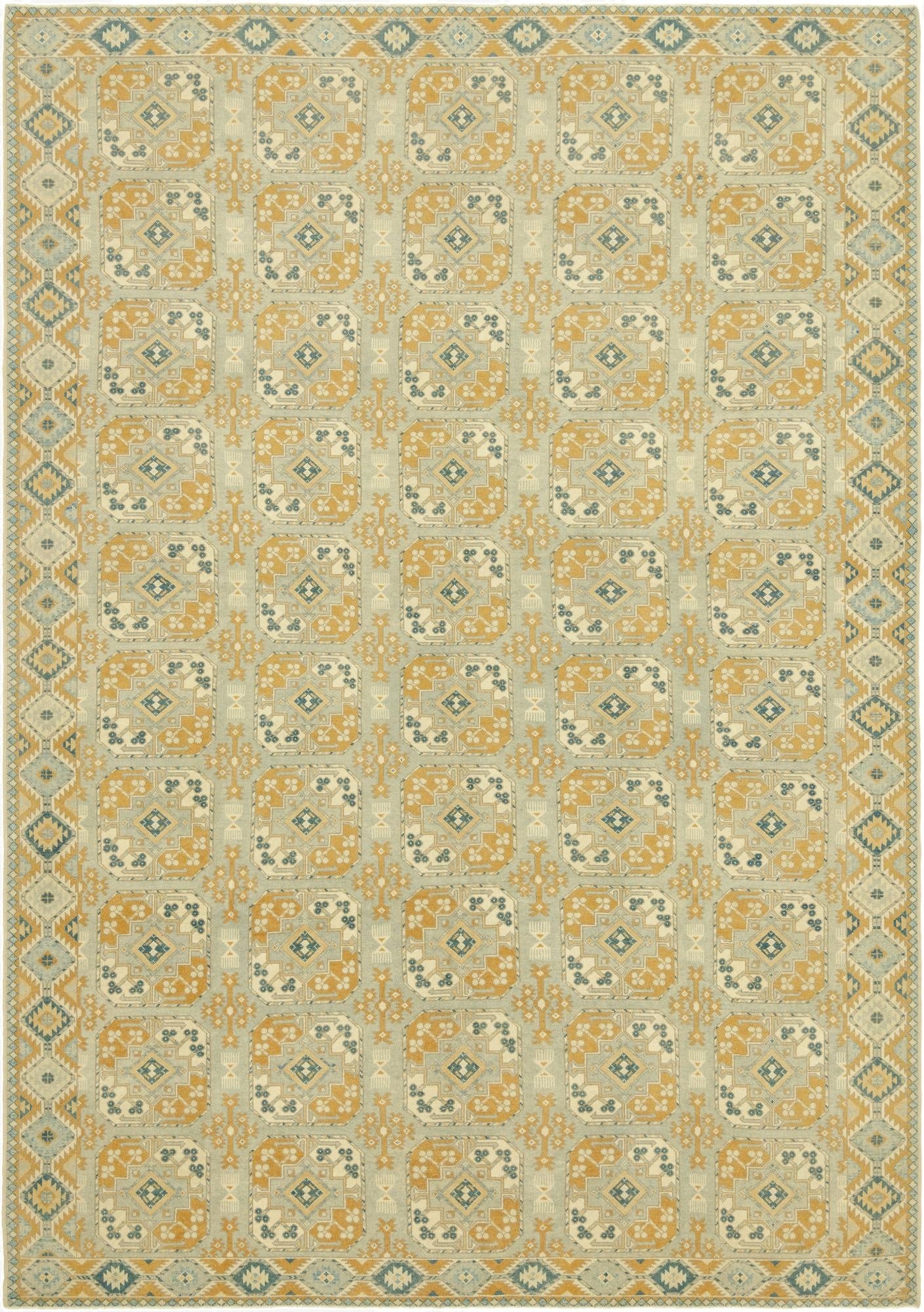 10' 2 x 15'  Hand Knotted Peshawar Ziegler Wool Rug