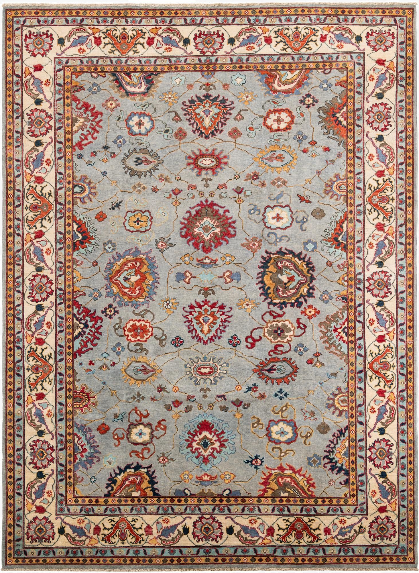 250cm x 340cm  Hand Knotted Peshawar Ziegler Rug
