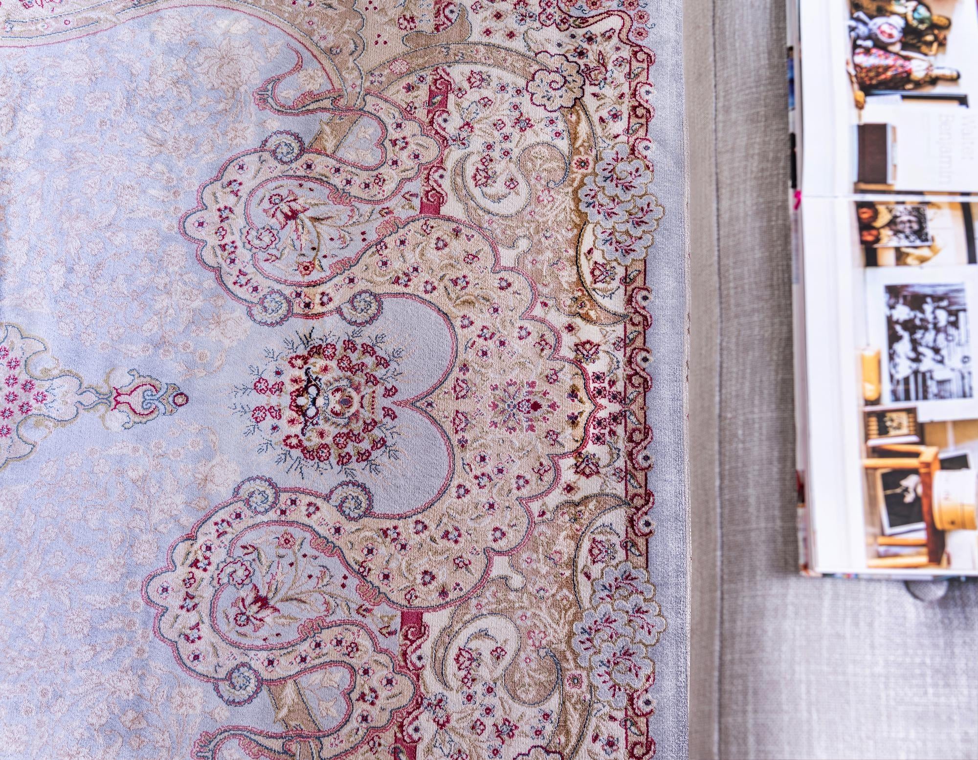5' x 7' 5 Qom Bamboo Silk Rug