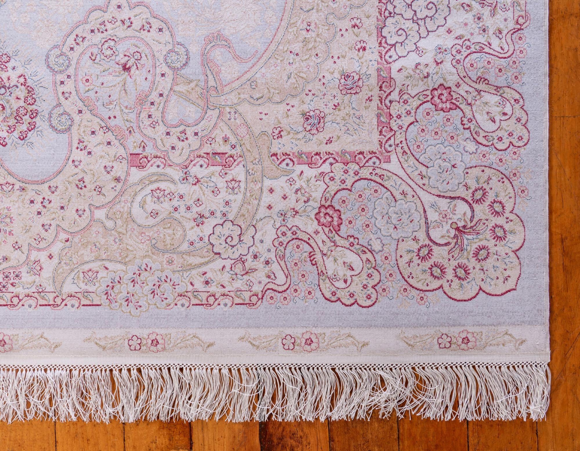5' x 7' 5 Qom Bamboo Silk Rug