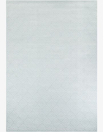 Light Blue Easy-Clean Sabrina Soto Indoor / Outdoor Rug