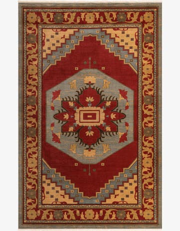 Light Blue Serapi Rug