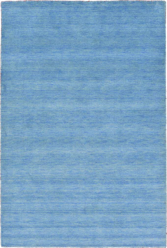 6' 7 x 9' 10 Hand Knotted Solid Gabbeh Wool Rug