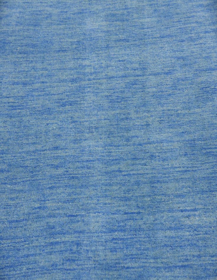 Detail image of  5' 3 x 7' 5  Hand Knotted Solid Gabbeh Wool Rug