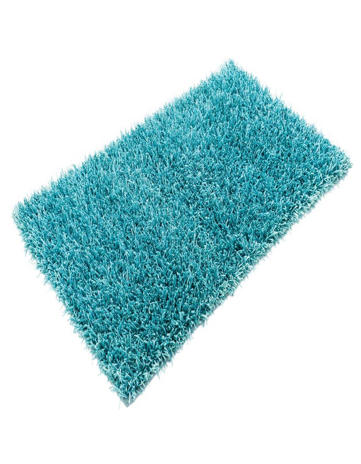 Detail image of 3' 1 x 5' 2  Hand Knotted Solid Shag Oriental Rug