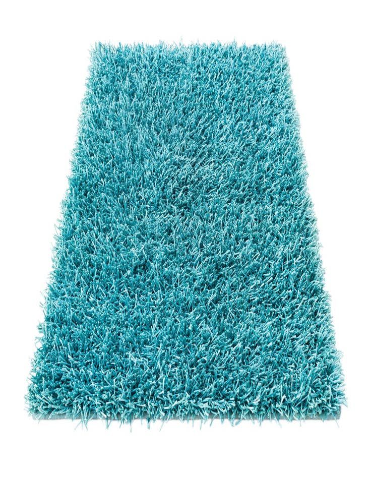 Detail image of 3' 1 x 5' 2  Hand Knotted Solid Shag Oriental Rug