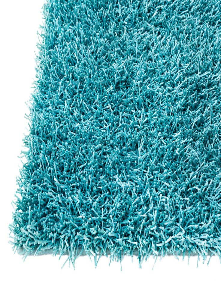 Detail image of 3' 1 x 5' 2  Hand Knotted Solid Shag Oriental Rug