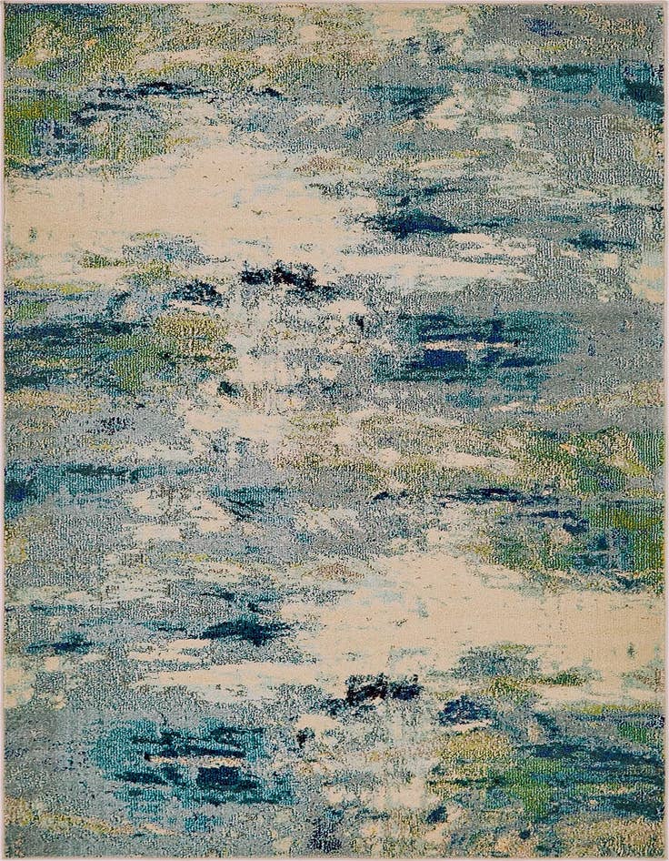 Detail image of 5' x 8' Washable Spectrum Rug