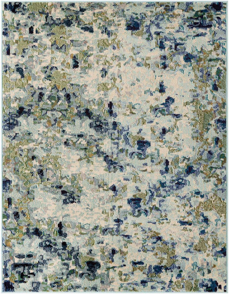 Detail image of 4' x 6' Washable Spectrum Rug