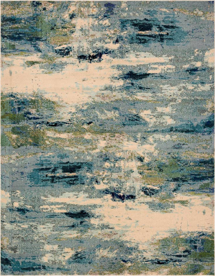 Detail image of 9' 6 x 13' Washable Spectrum Rug