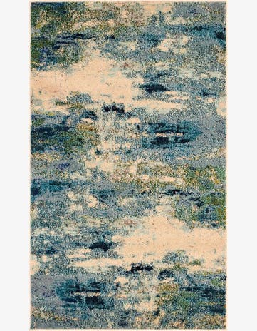 3' 3 x 5' 3 Washable Spectrum Rug