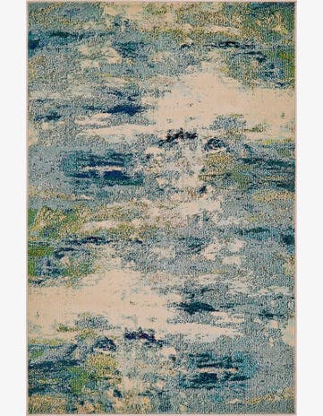 4' x 6' Washable Spectrum Rug