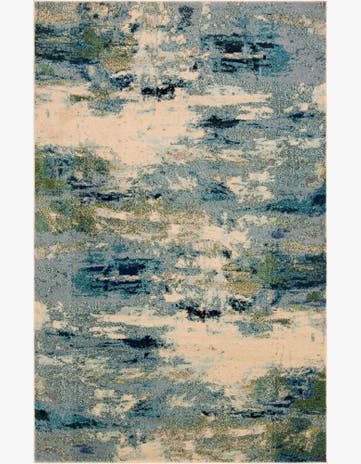 6' x 9' Washable Spectrum Rug