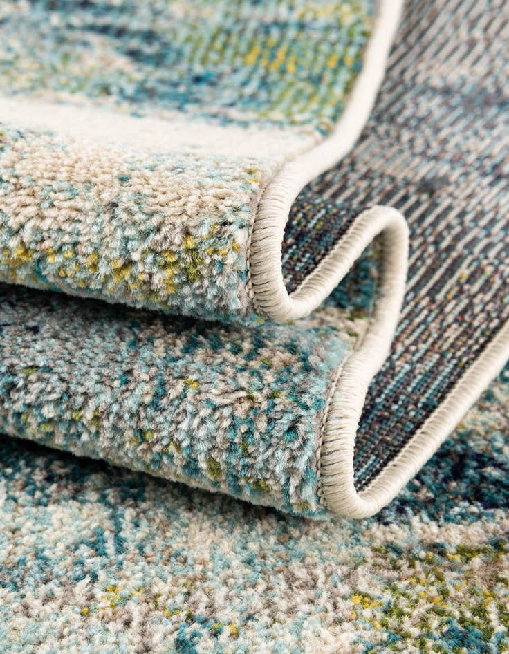 Detail image of 10' 6 x 16' 5 Washable Theia Rug