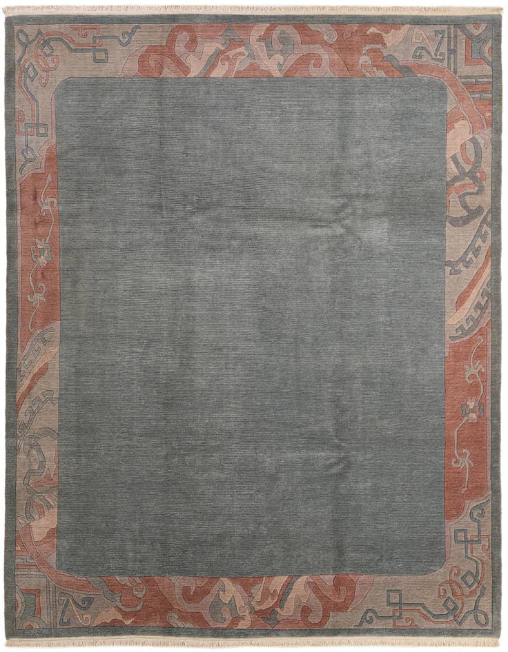 Detail image of 8' 5 x 11' 7 Hand Knotted Tibet Wool Rug