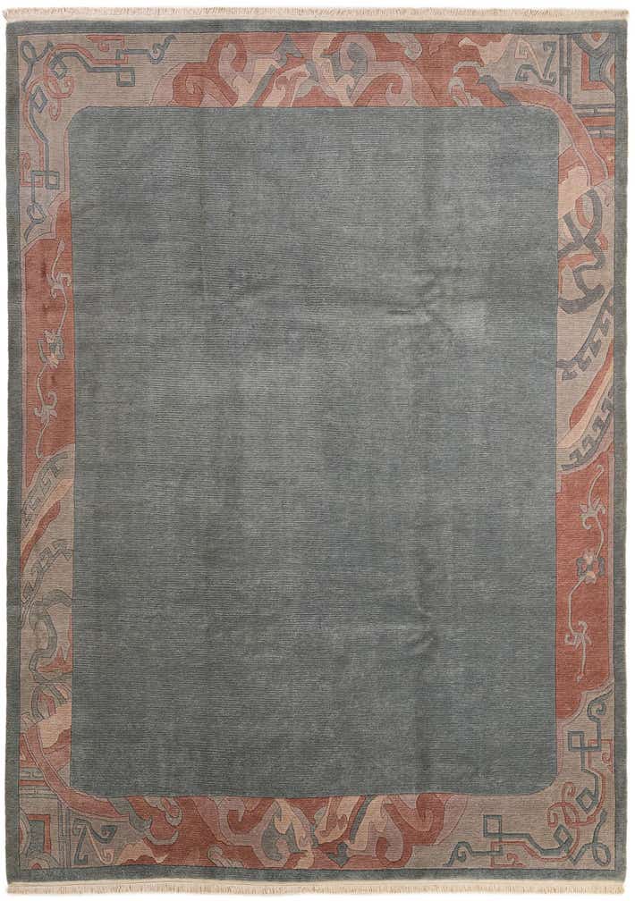 8' 5 x 11' 7 Hand Knotted Tibet Wool Rug