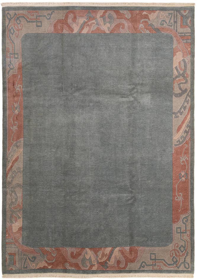 Detail image of 8' 5 x 11' 7 Hand Knotted Tibet Wool Rug