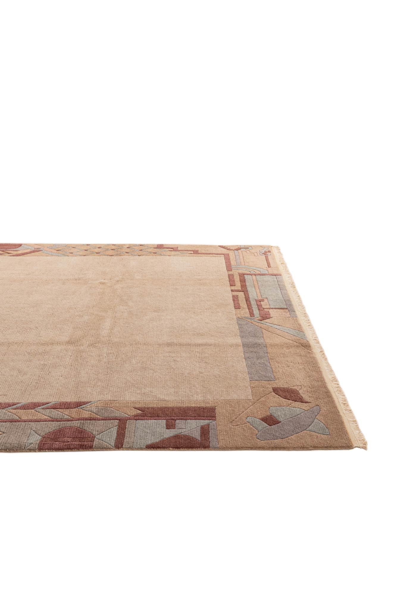 8' 4 x 11' 2 Hand Knotted Tibet Wool Rug