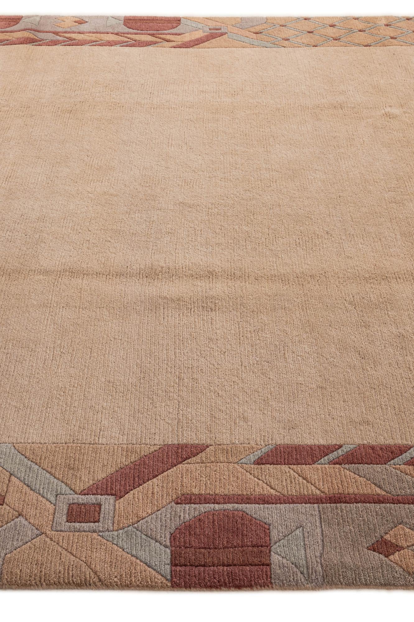 8' 4 x 11' 2 Hand Knotted Tibet Wool Rug