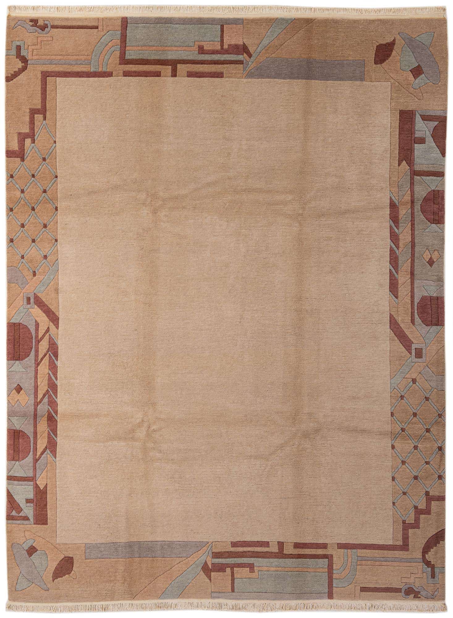 8' 4 x 11' 2 Hand Knotted Tibet Wool Rug
