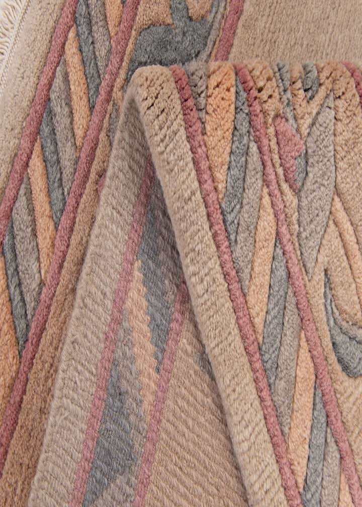 4' 10 x 6' 5 Hand Knotted Tibet Wool Rug