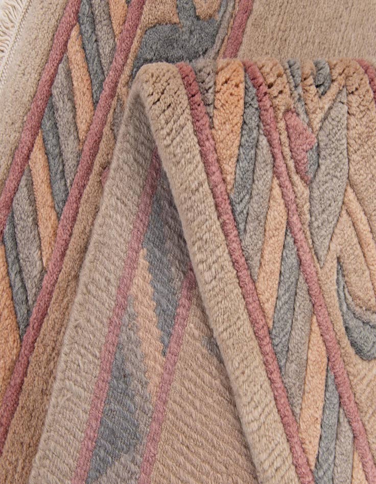 Detail image of 4' 10 x 6' 5  Hand Knotted Tibet Wool Rug