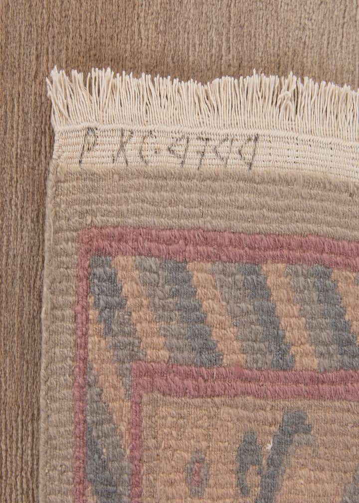 4' 10 x 6' 5 Hand Knotted Tibet Wool Rug