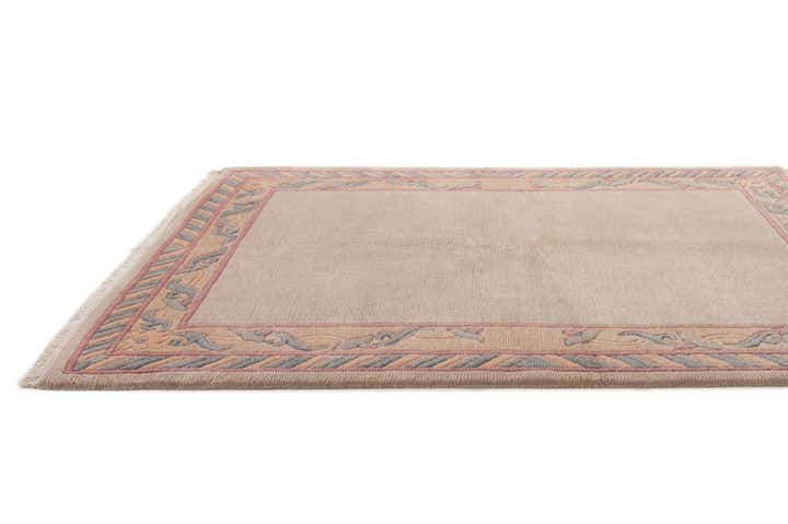 4' 10 x 6' 5 Hand Knotted Tibet Wool Rug