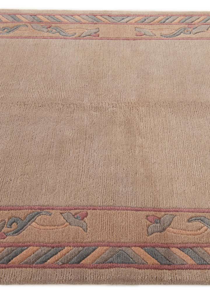 4' 10 x 6' 5 Hand Knotted Tibet Wool Rug