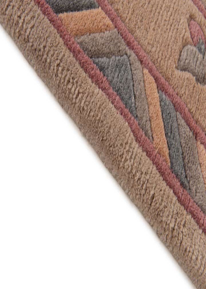 4' 10 x 6' 5 Hand Knotted Tibet Wool Rug