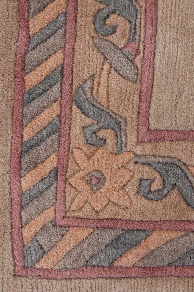 4' 10 x 6' 5 Hand Knotted Tibet Wool Rug