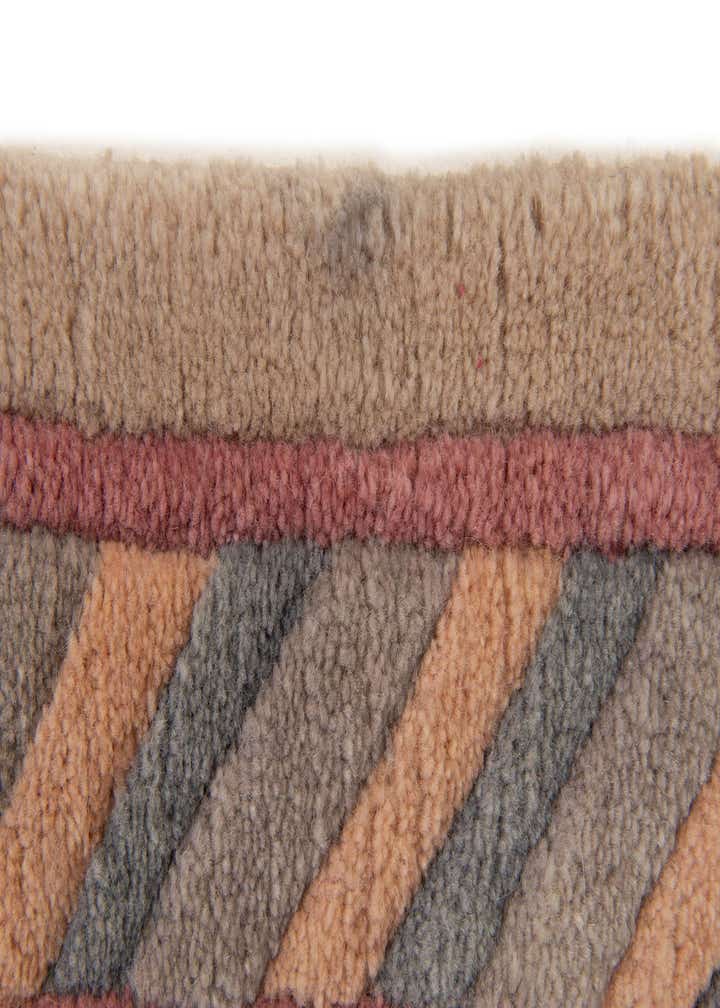 4' 10 x 6' 5 Hand Knotted Tibet Wool Rug