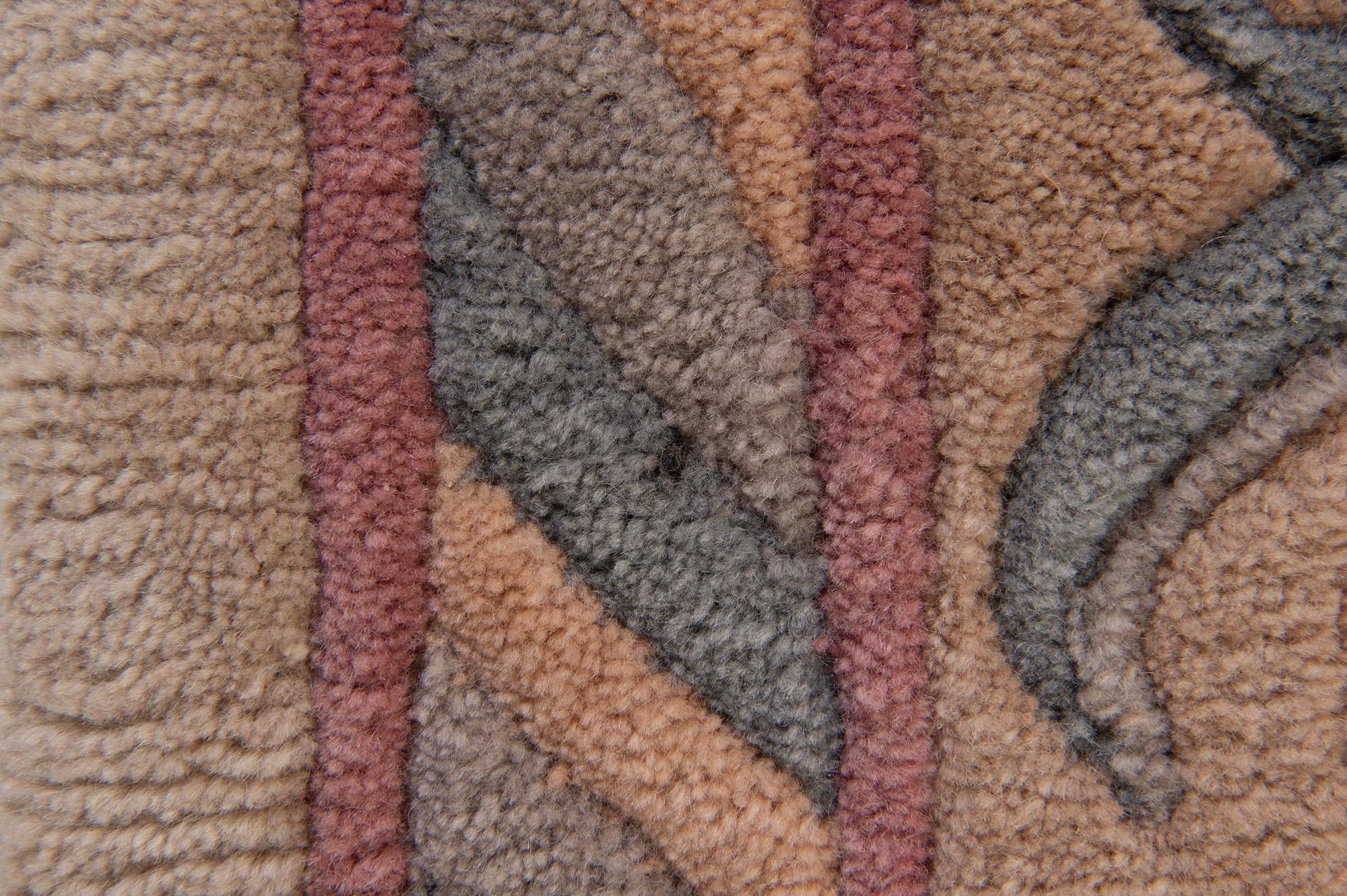 4' 10 x 6' 5 Hand Knotted Tibet Wool Rug