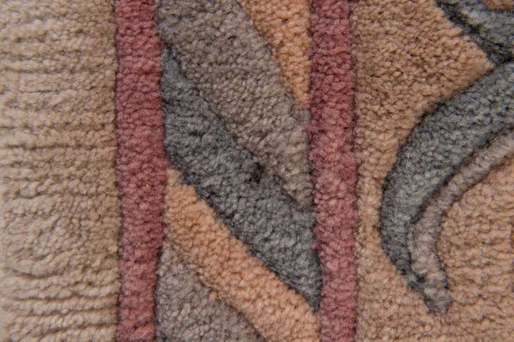 4' 10 x 6' 5 Hand Knotted Tibet Wool Rug