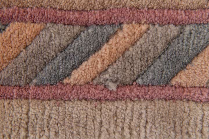 4' 10 x 6' 5 Hand Knotted Tibet Wool Rug