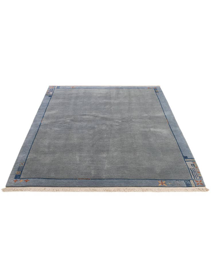 Detail image of 6' 9 x 8' 3 Hand Knotted Tibet Wool Rug