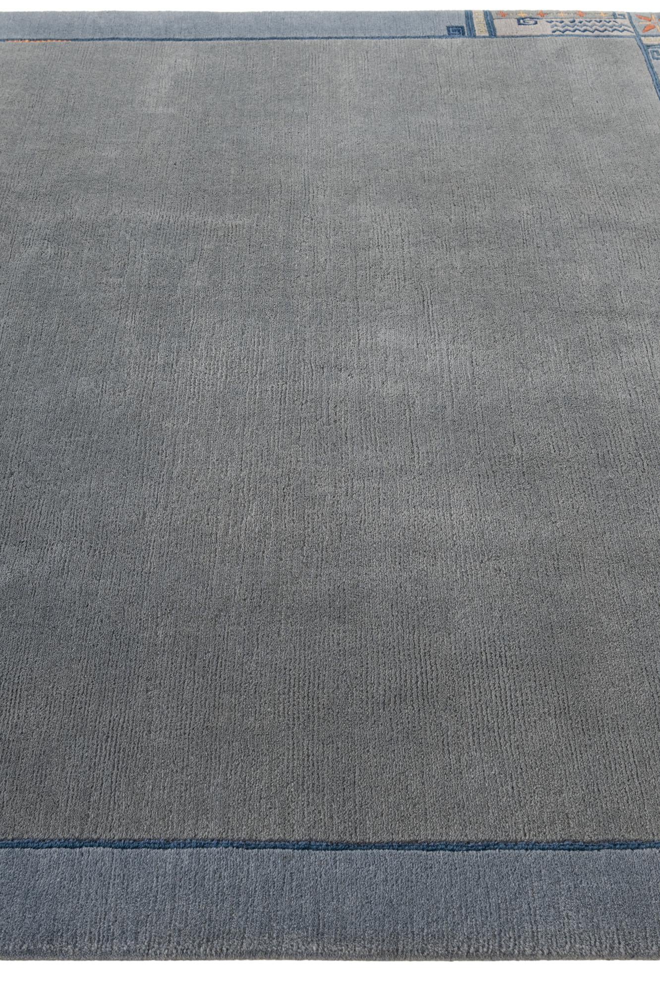 6' 9 x 8' 3 Hand Knotted Tibet Wool Rug