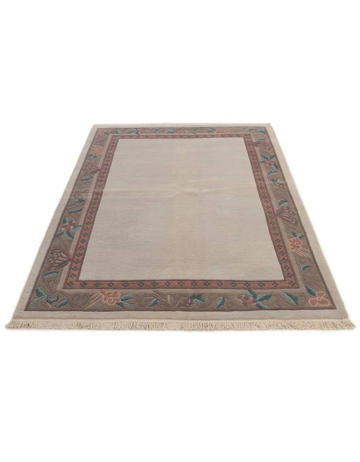 Detail image of 5' 8 x 7' 11  Hand Knotted Tibet Wool Rug