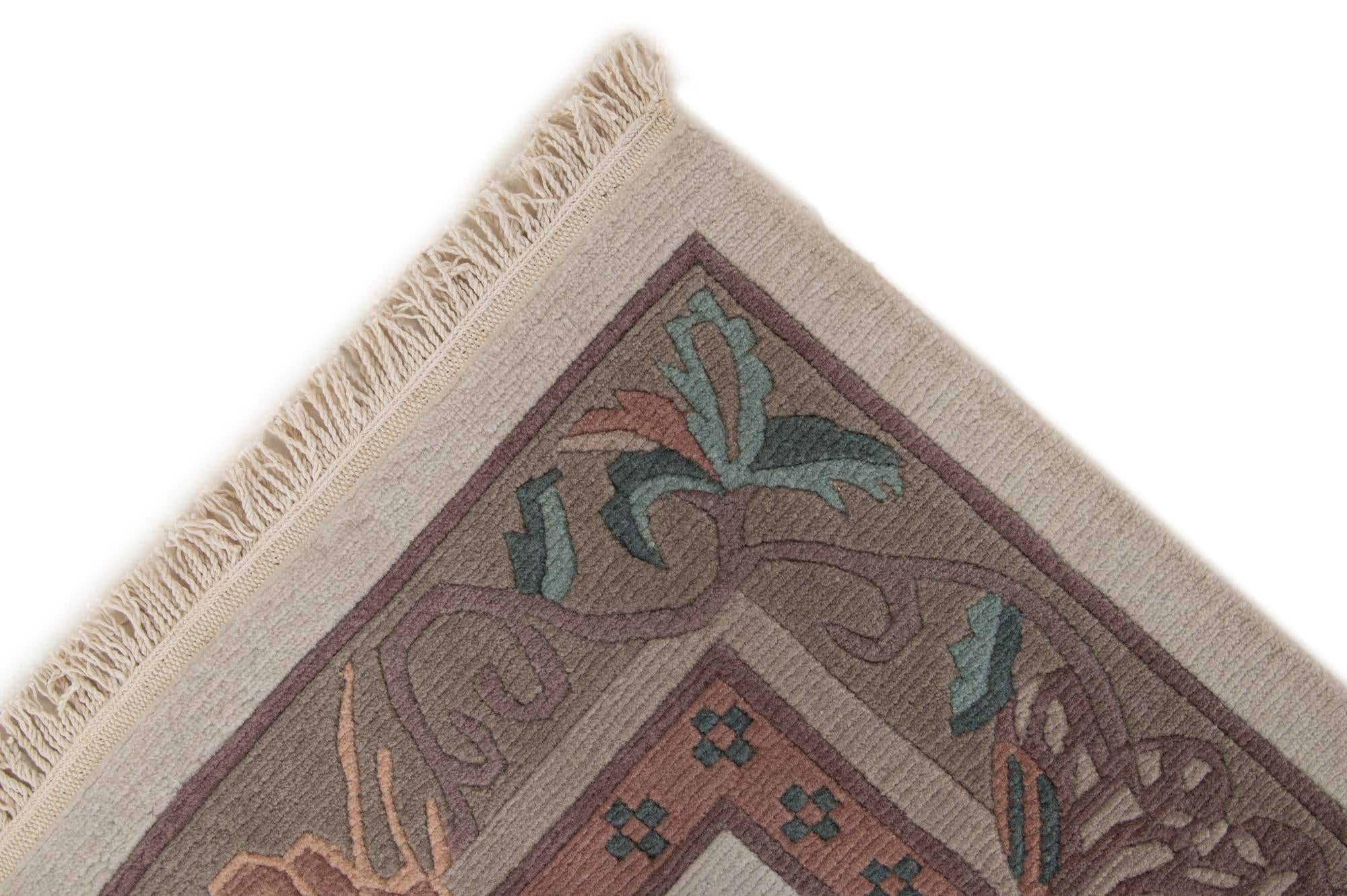 5' 8 x 7' 11 Hand Knotted Tibet Wool Rug