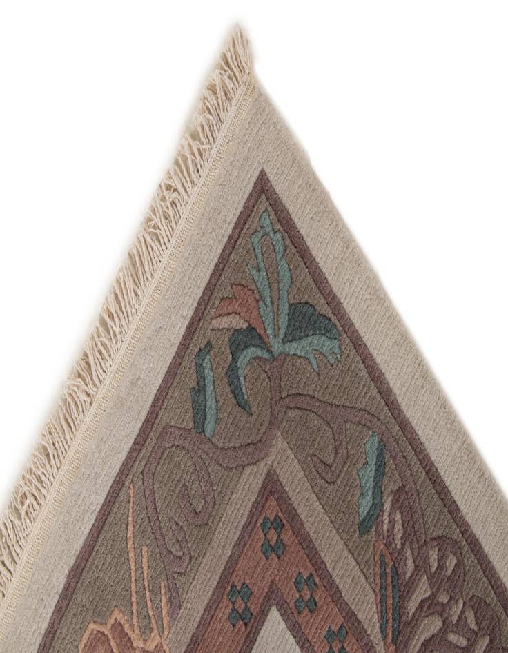 Detail image of 5' 8 x 7' 11  Hand Knotted Tibet Wool Rug