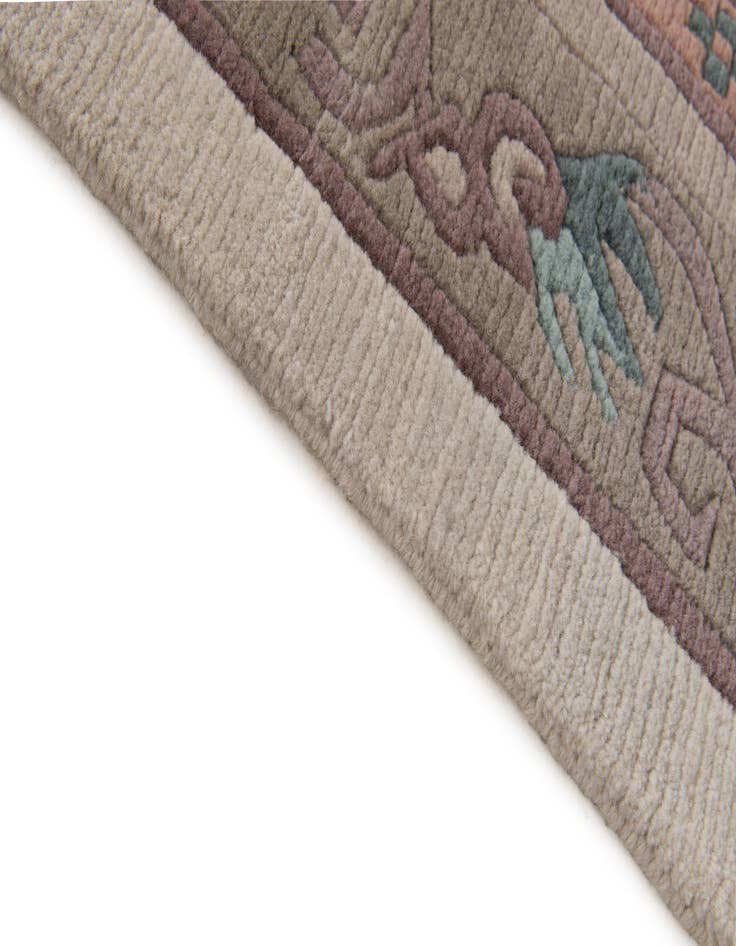 Detail image of 5' 8 x 7' 11  Hand Knotted Tibet Wool Rug