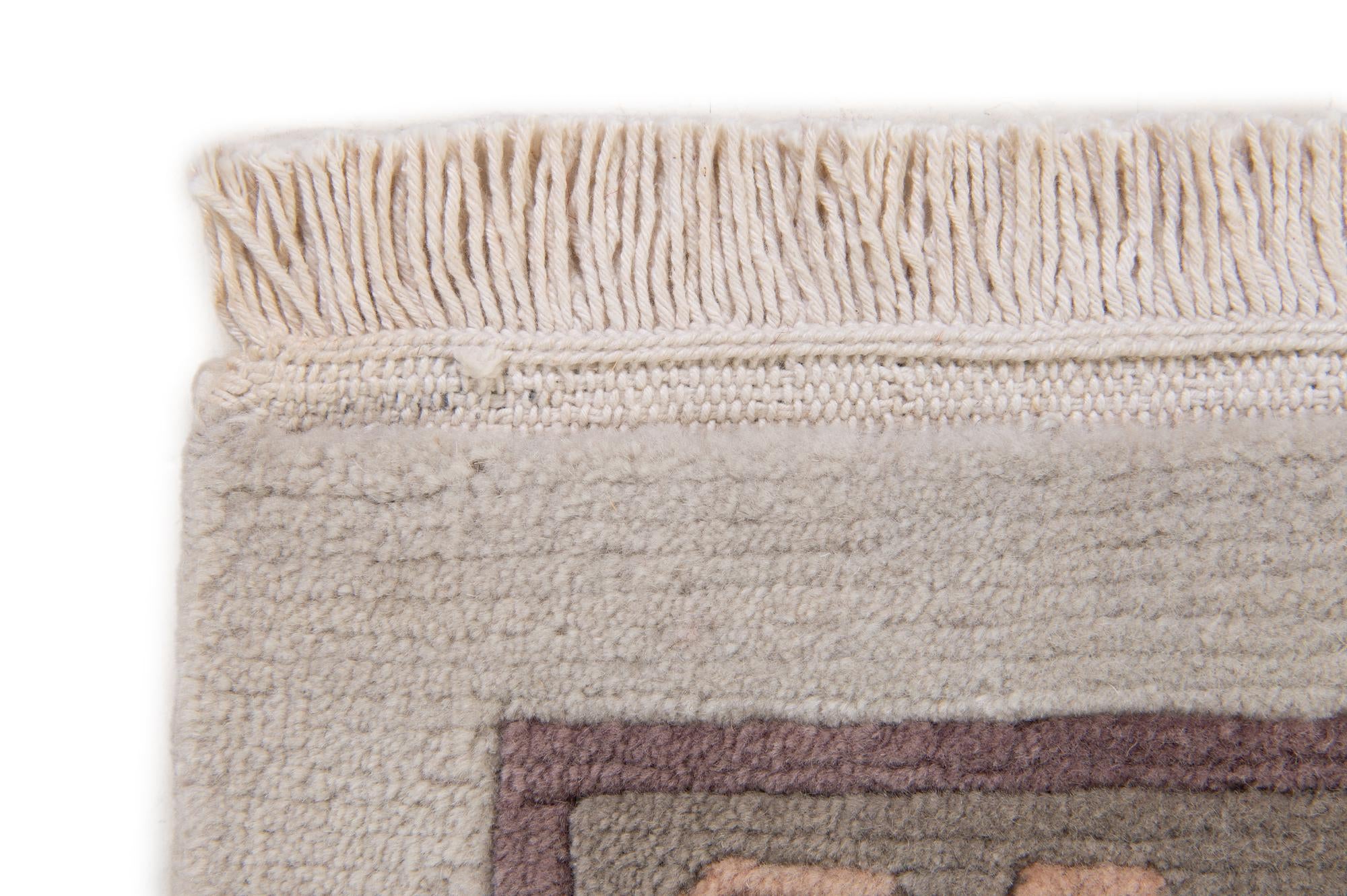 5' 8 x 7' 11 Hand Knotted Tibet Wool Rug