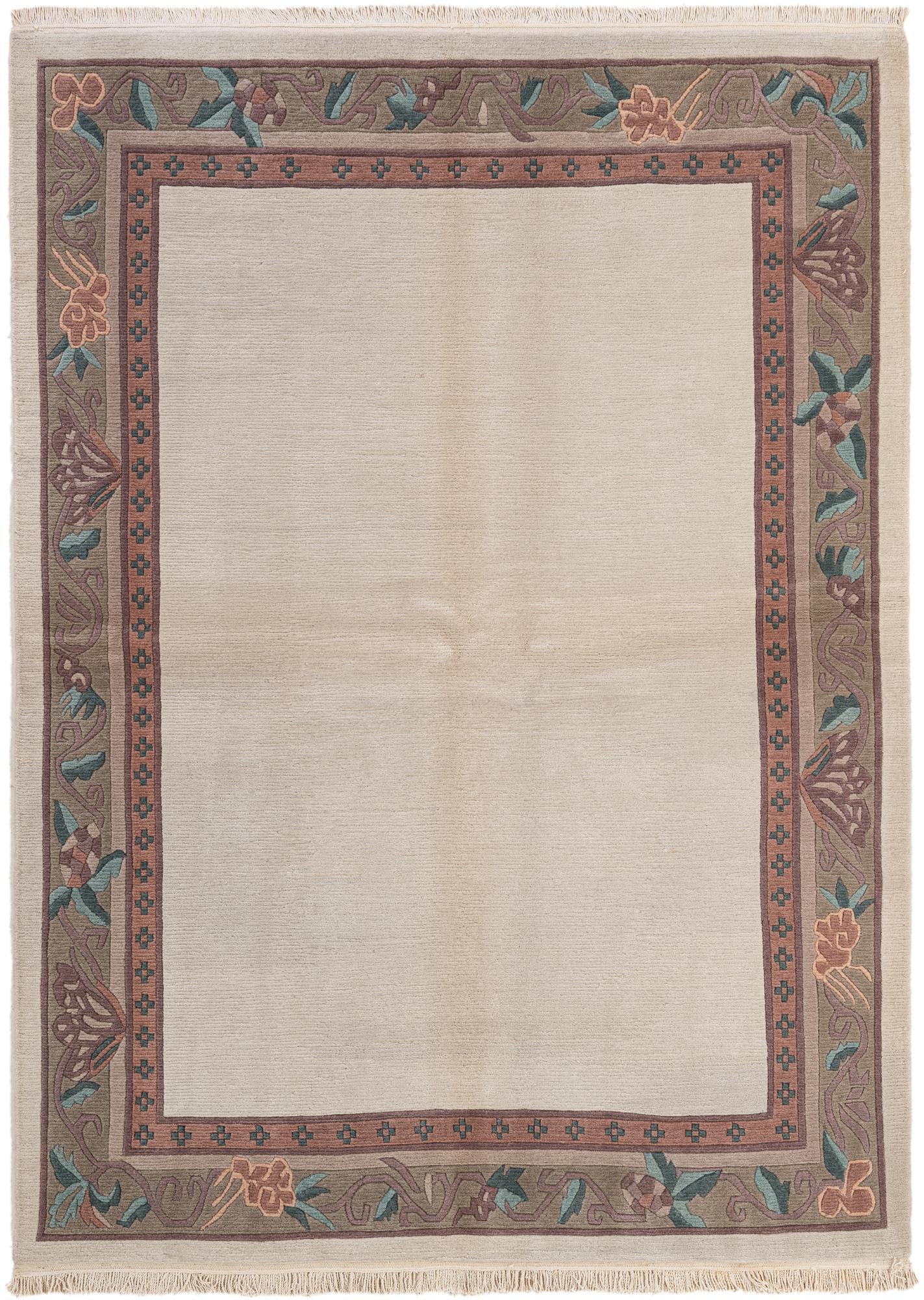 5' 8 x 7' 11 Hand Knotted Tibet Wool Rug