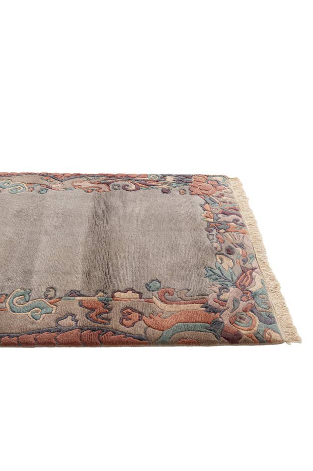 Detail image of 4' 1 x 6' Hand Knotted Tibet Wool Rug