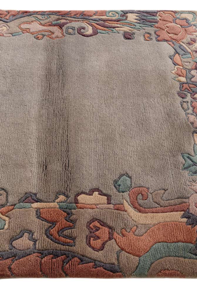 4' 1 x 6' Hand Knotted Tibet Wool Rug