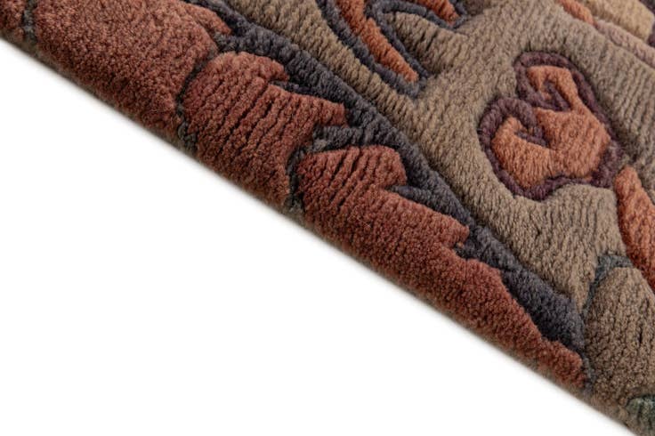 Detail image of 4' 1 x 6' Hand Knotted Tibet Wool Rug
