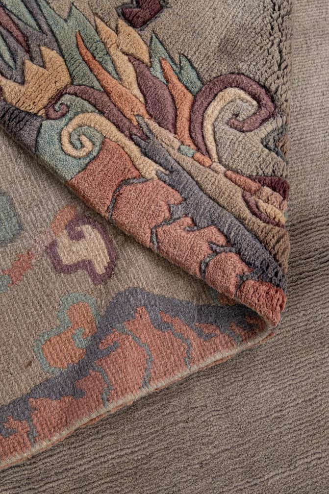 4' 1 x 6' Hand Knotted Tibet Wool Rug