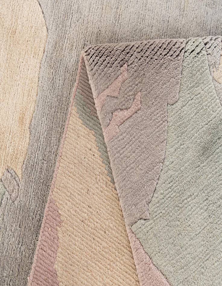 Detail image of 6' 7 x 8'  Hand Knotted Tibet Wool Rug