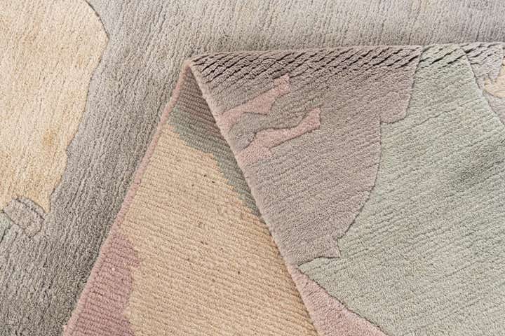 6' 7 x 8' Hand Knotted Tibet Wool Rug