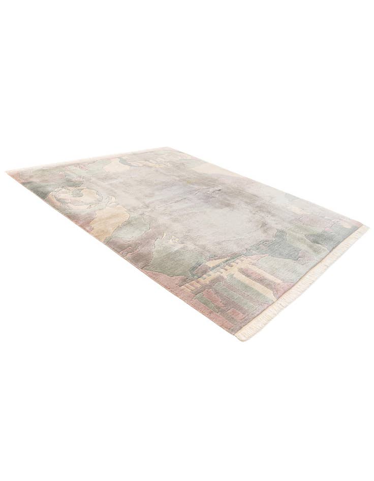 Detail image of 6' 7 x 8' Hand Knotted Tibet Wool Rug